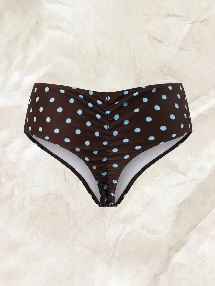 dół od bikini groszki