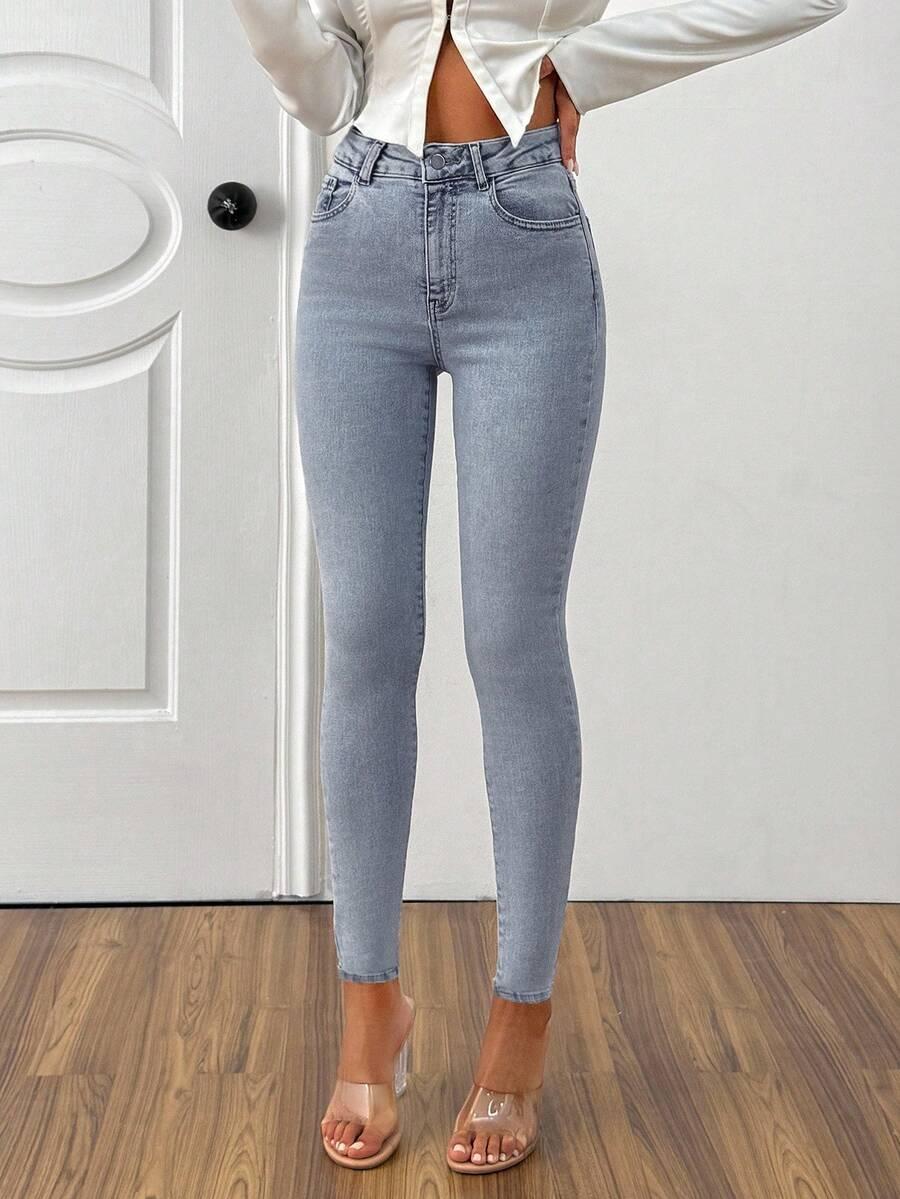 NIEBIESKIE SPODNIE JEANS 