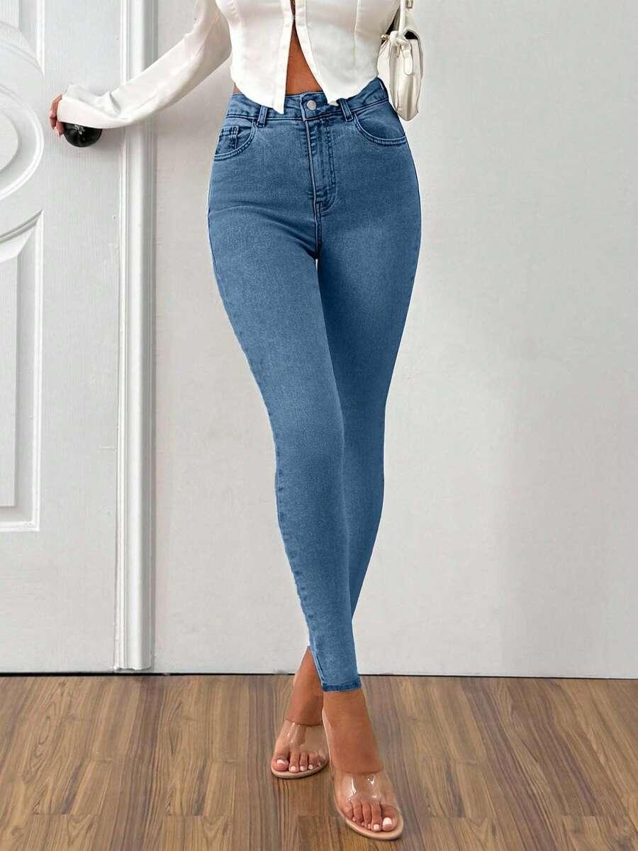 NIEBIESKIE JEANSY RURKI