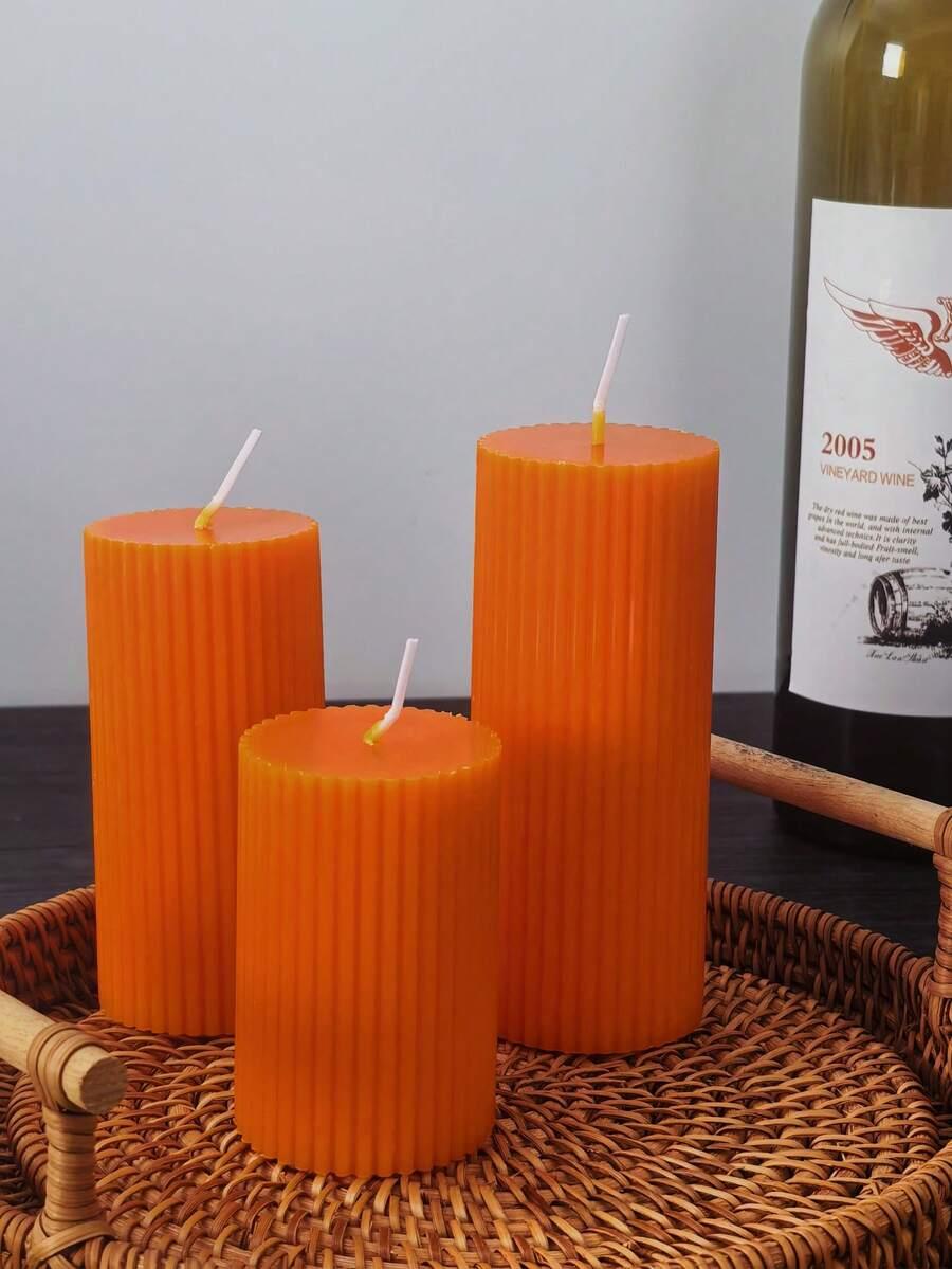 pomarańczowa ŚWIECA ZAPACHOWA 