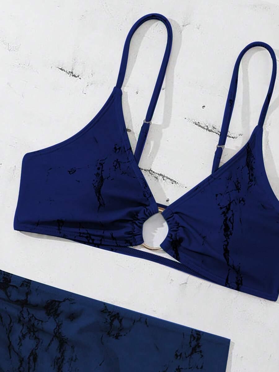TRZYCZĘŚCIOWY KOMPLET BIKINI PRINT
