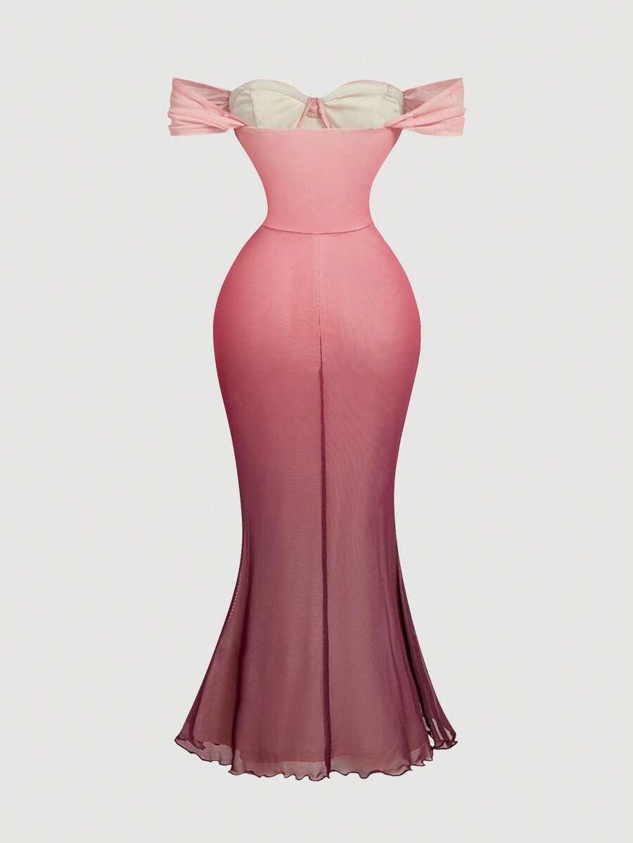 maxi sukienka ombre