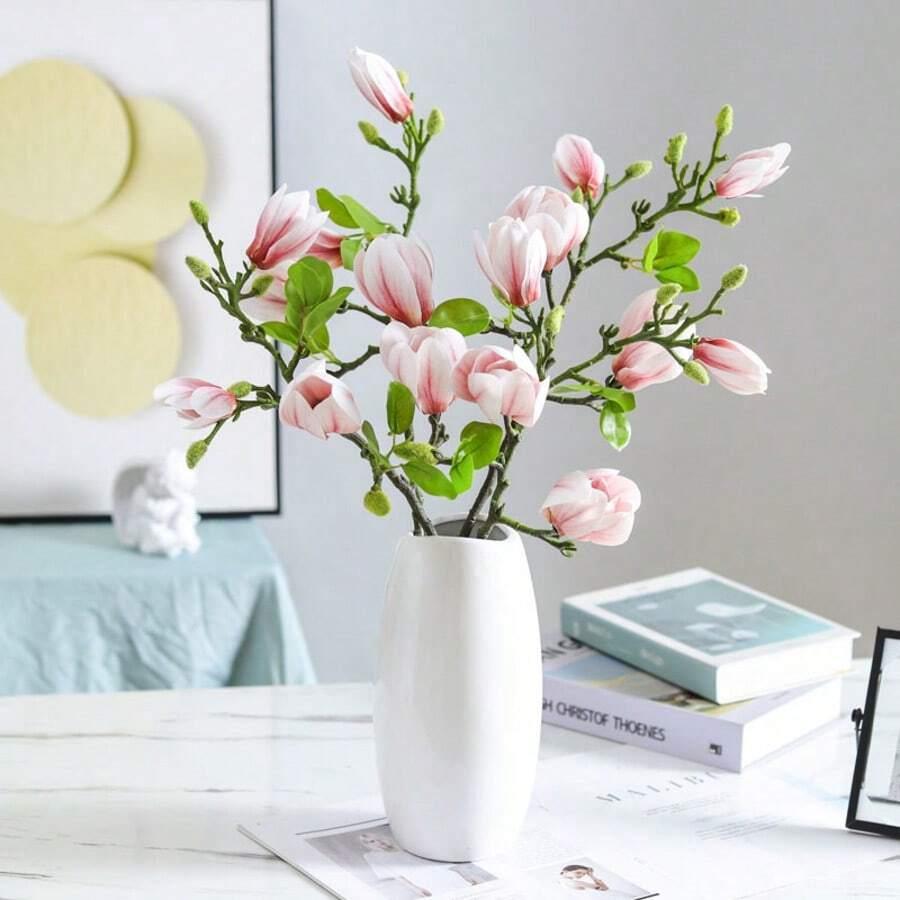 SZTUCZNY KWIAT MAGNOLIA 2-PACK