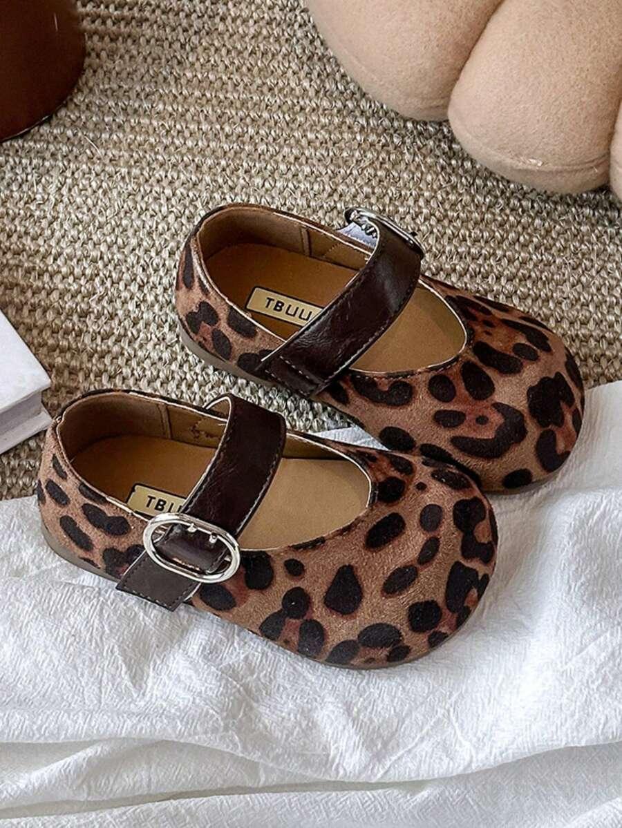 baleriny na rzepy animal print