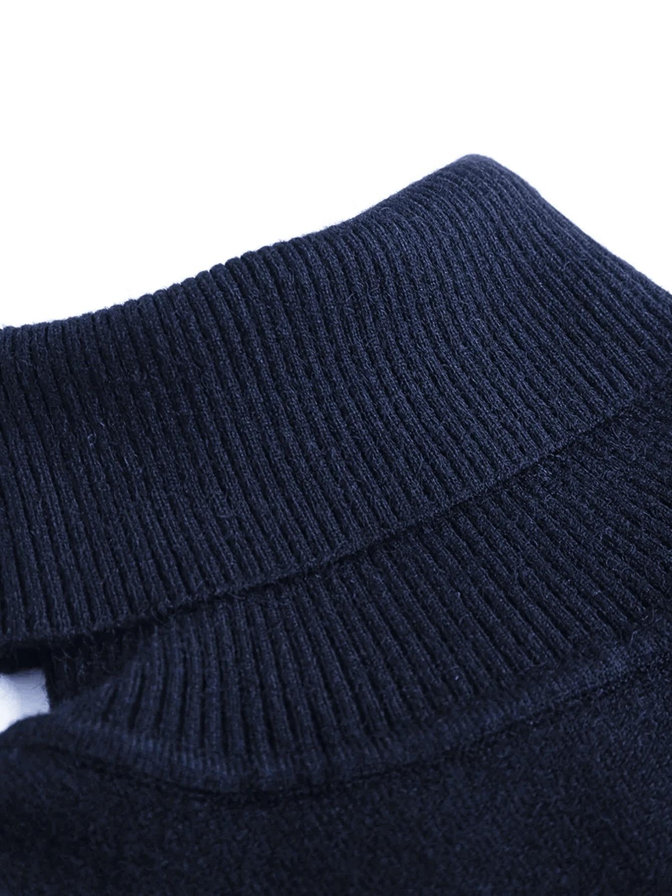 GRANATOWY SWETER GOLF