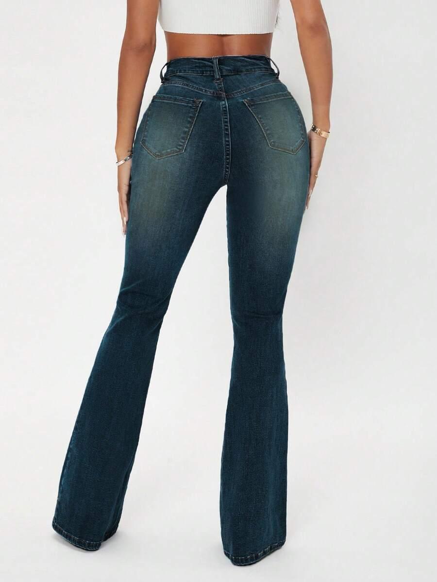 spodnie jeans dzwony