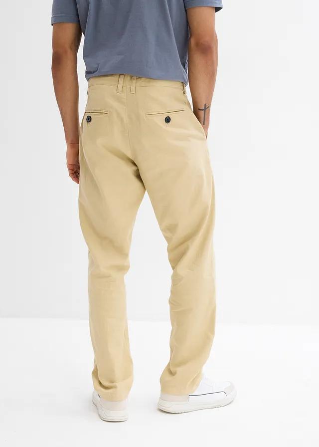 ELEGANCKIE SPODNIE PLUS SIZE Z LNU