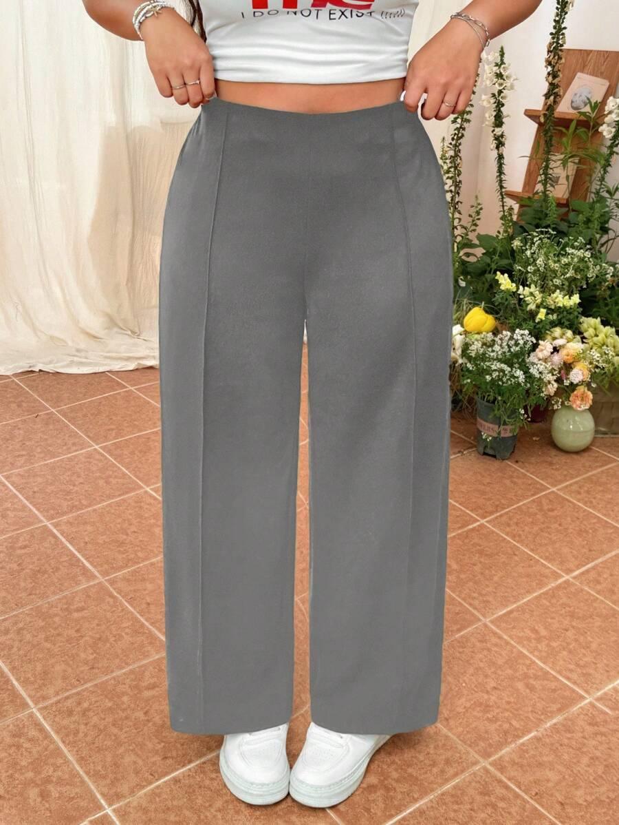 SZARE SPODNIE CASUAL