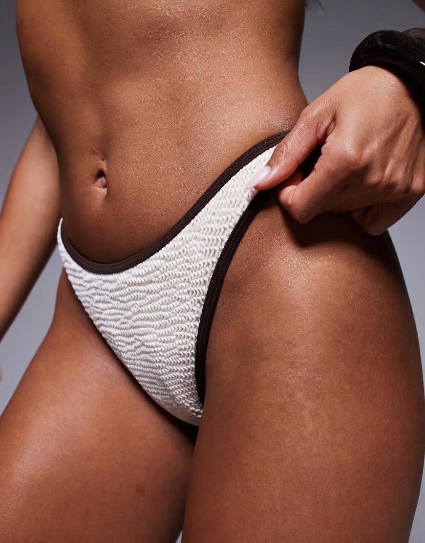 beżowy dół od bikini