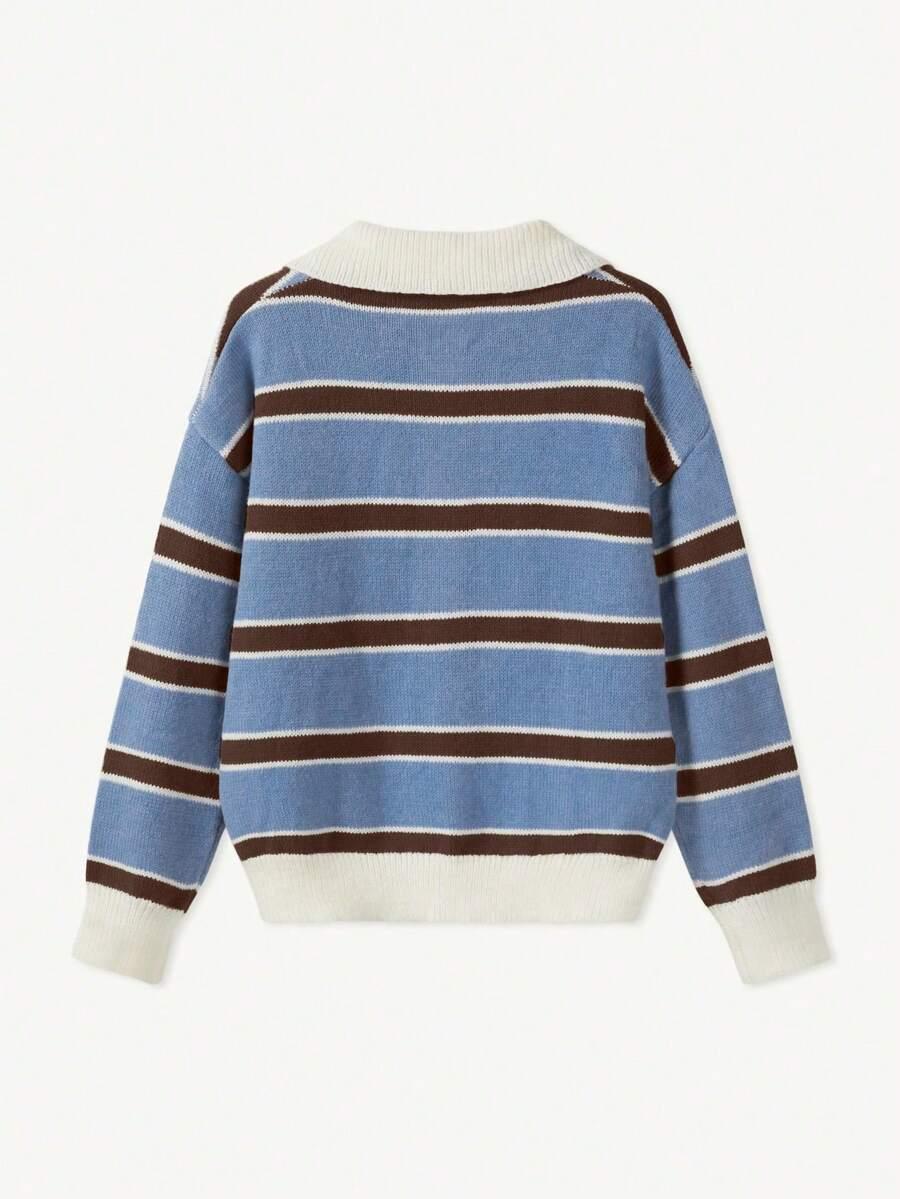 SWETER WZÓR PASKI 