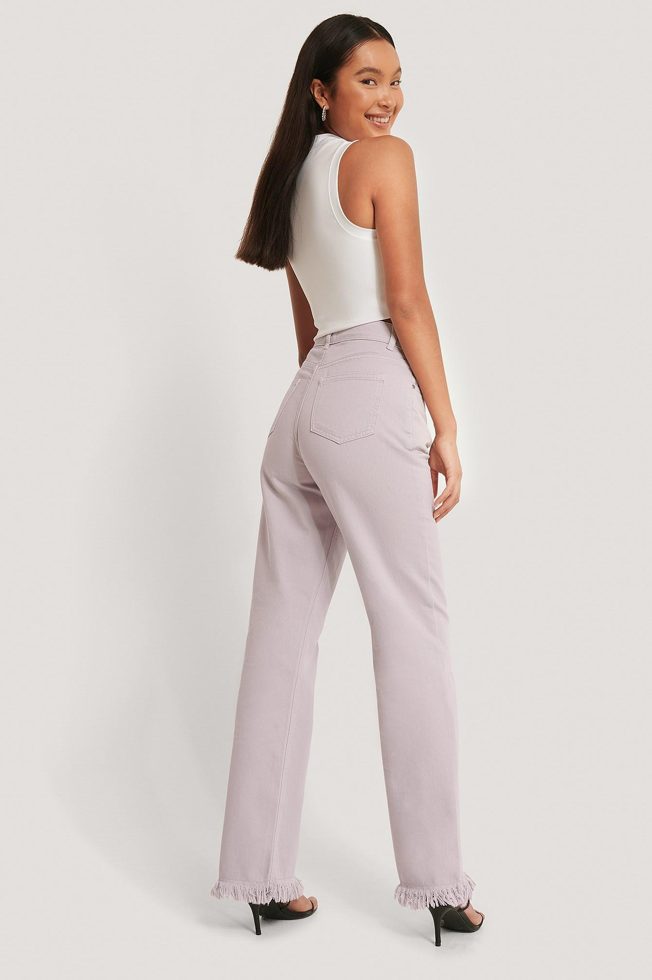 SPODNIE JEANS PROSTA NOGAWKA