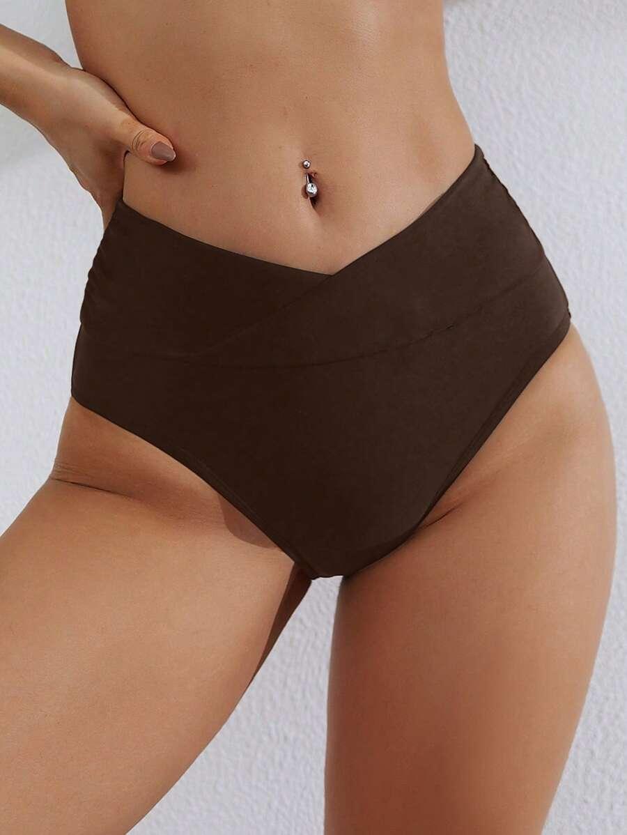 brązowy dół od bikini