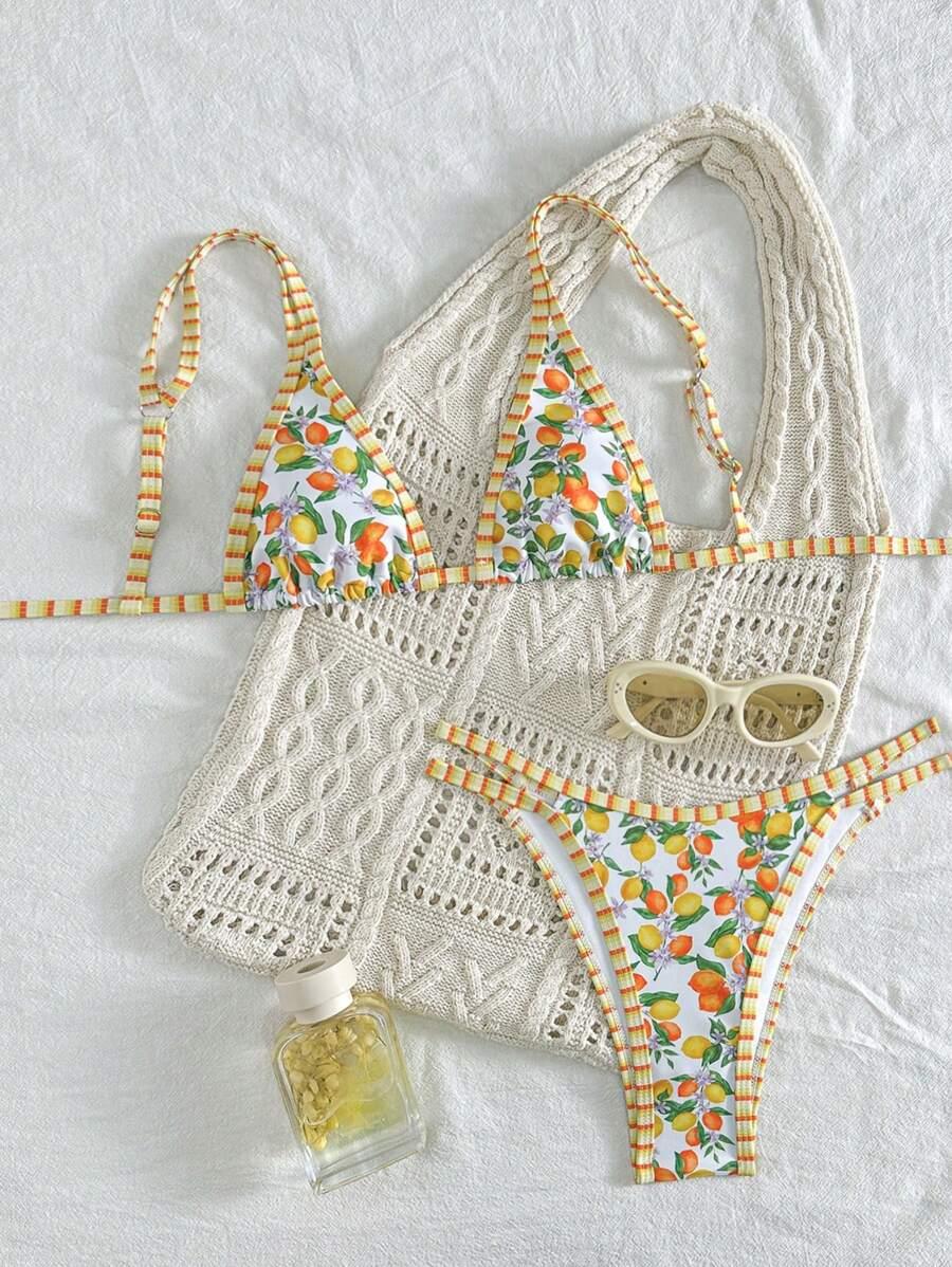 góra od bikini wzór