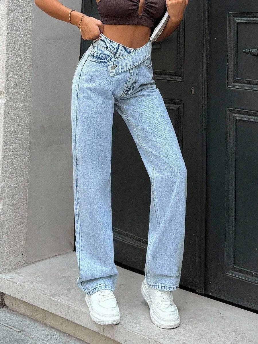 NIEBIESKIE SPODNIE JEANS