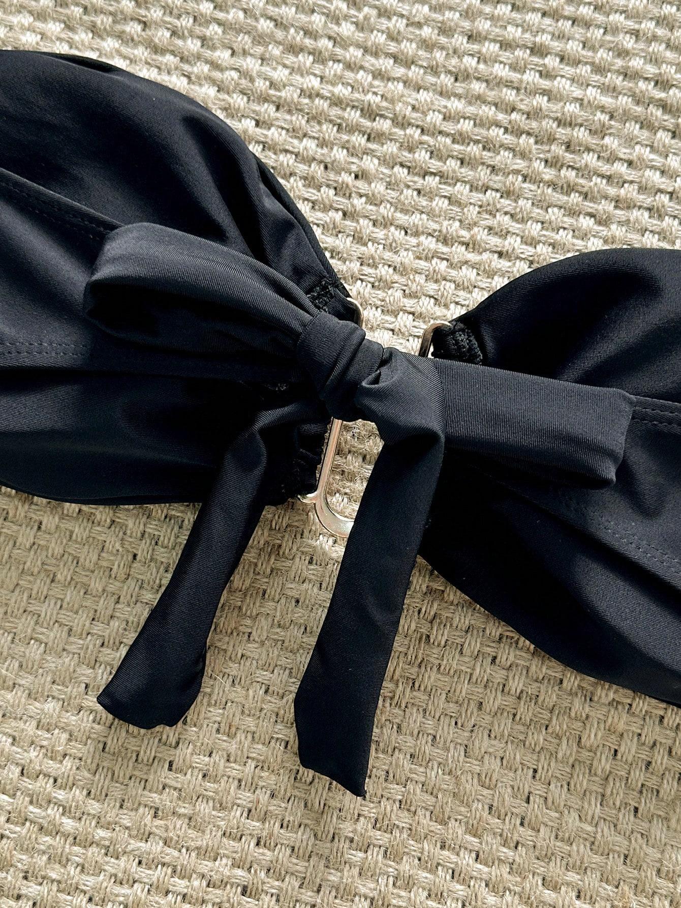 czarna góra od bikini 