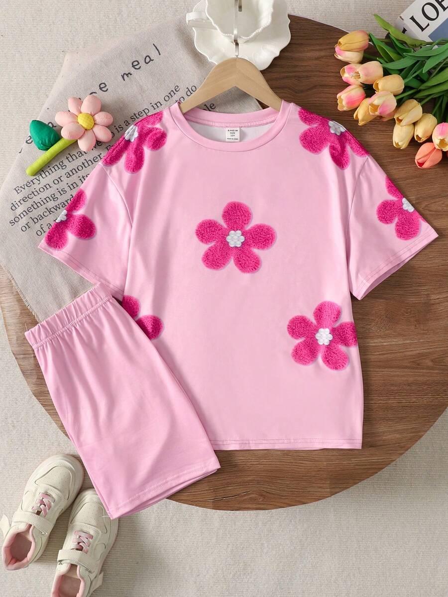 komplet t-shirt spodenki
