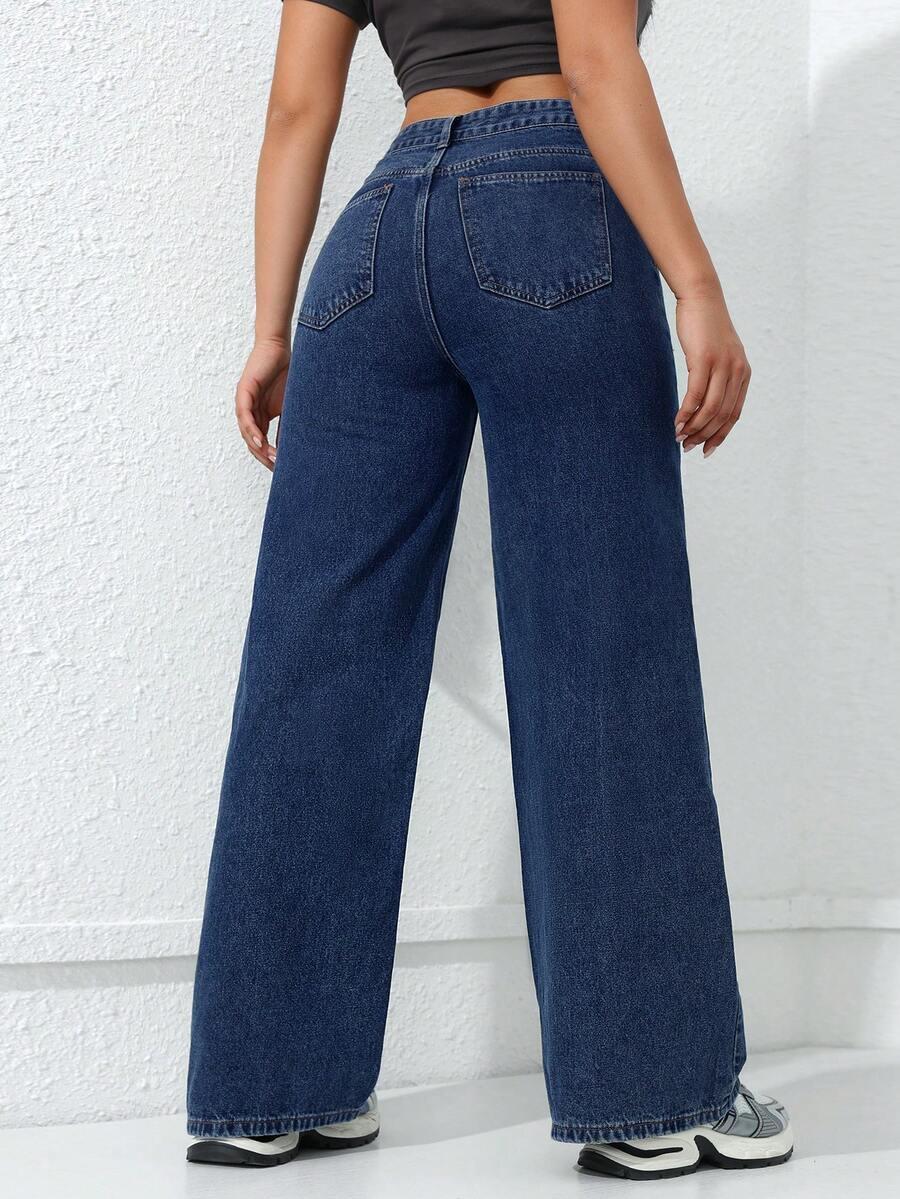 NIEBIESKIE SPODNIE JEANS