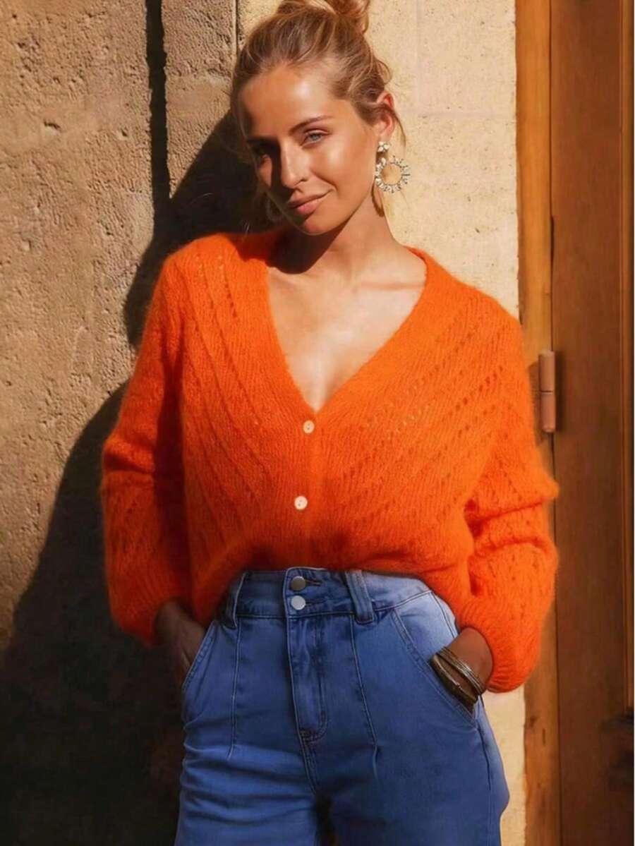 sweter kardigan guziki