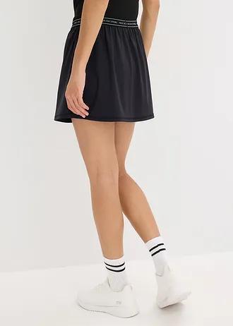 czarne spódnico-spodenki casual