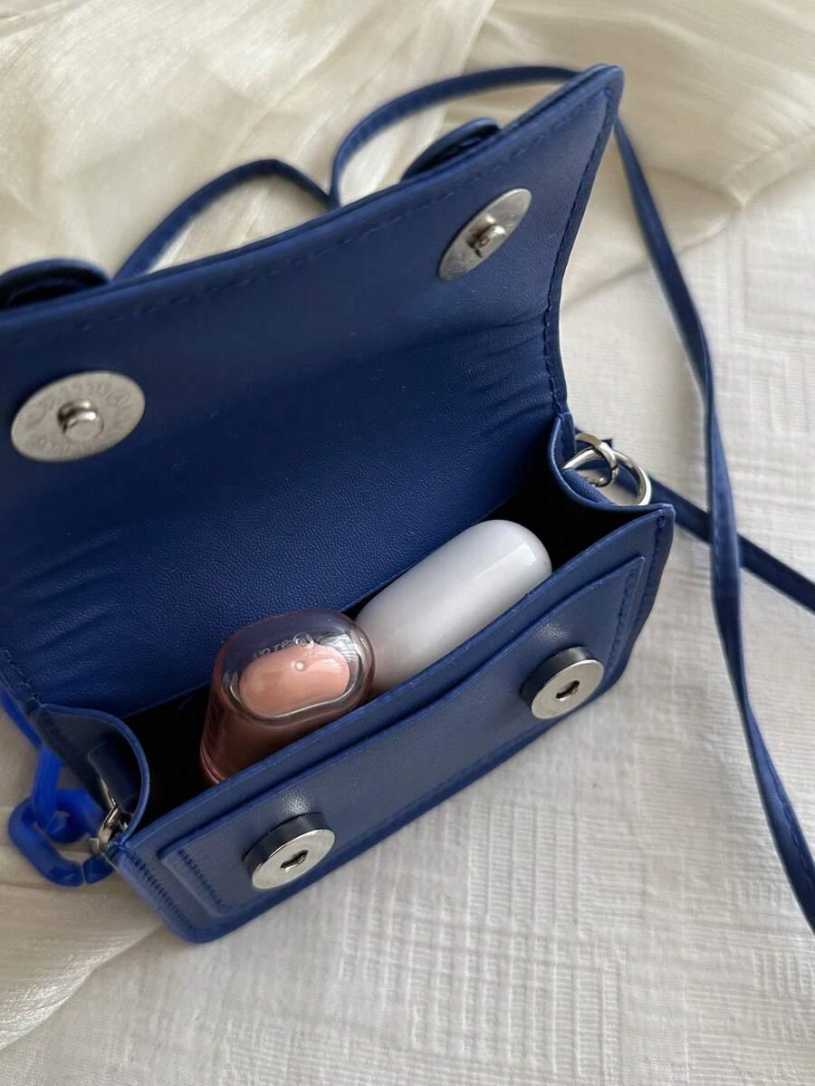 niebieska mini torebka