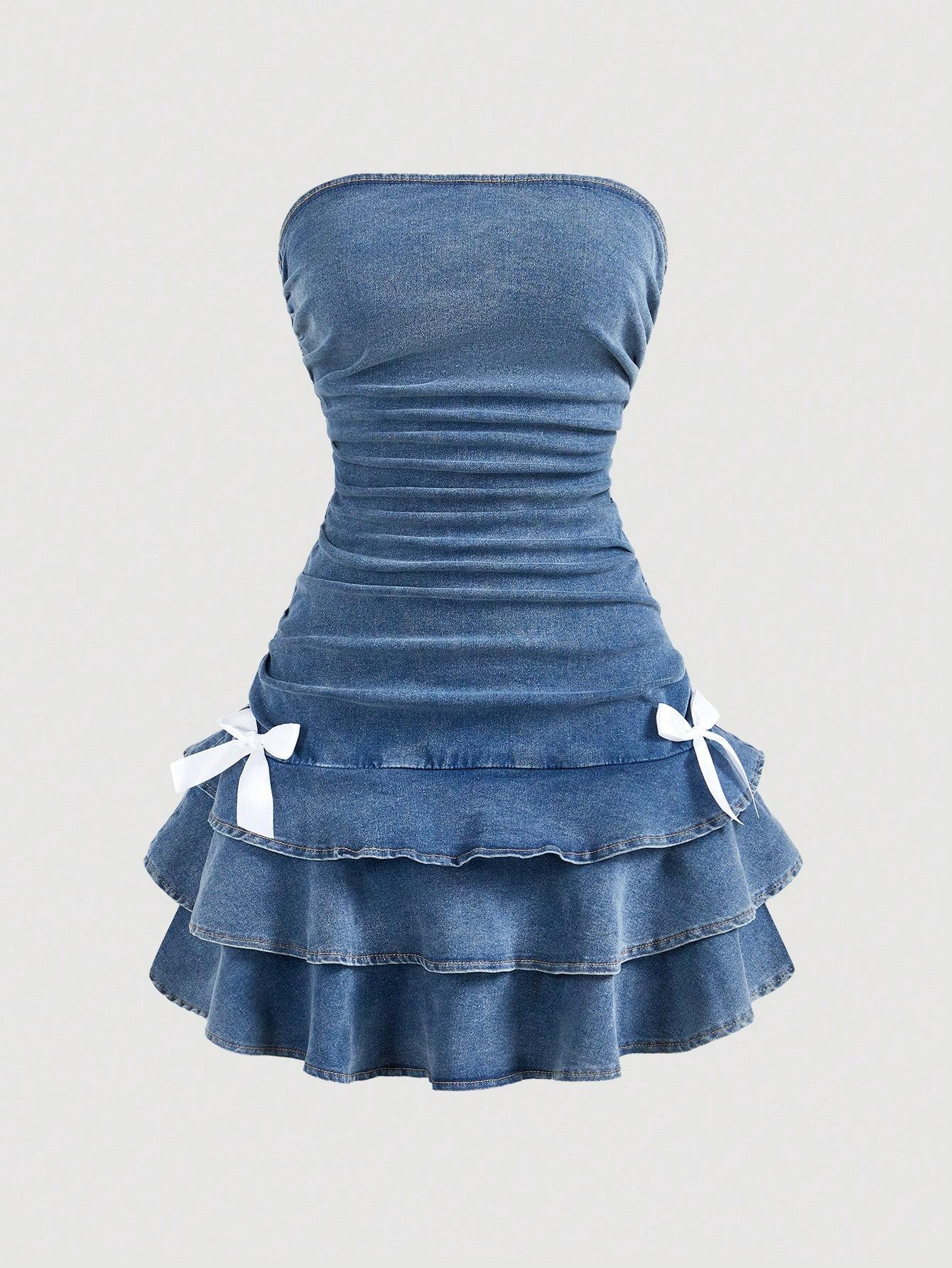 SUKIENKA MINI JEANSOWA