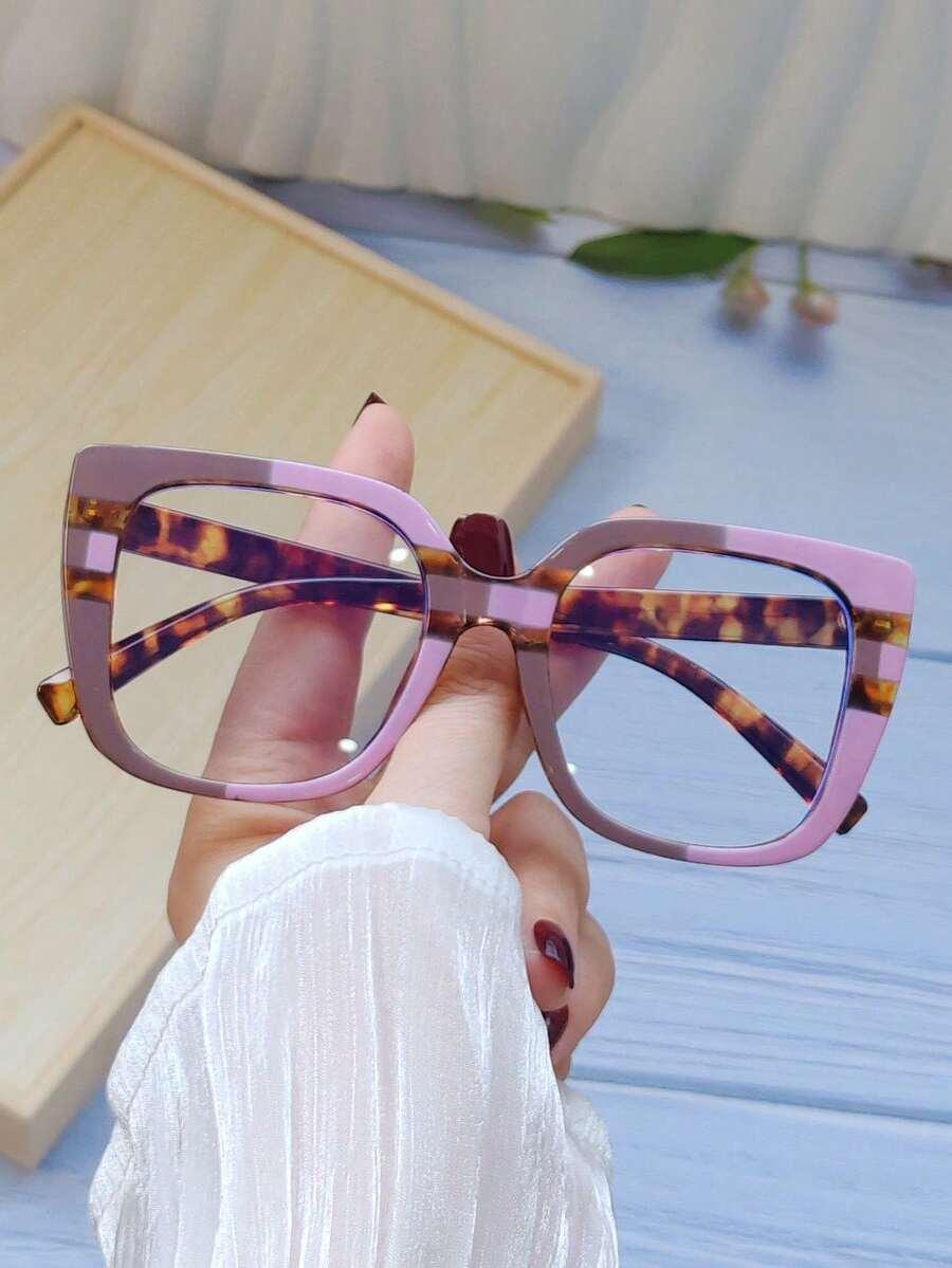 okulary zerówki animal print