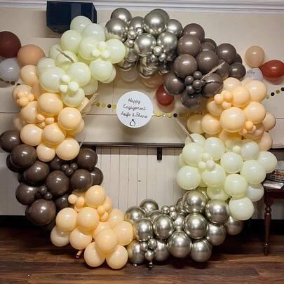 brązowe balony 10szt.