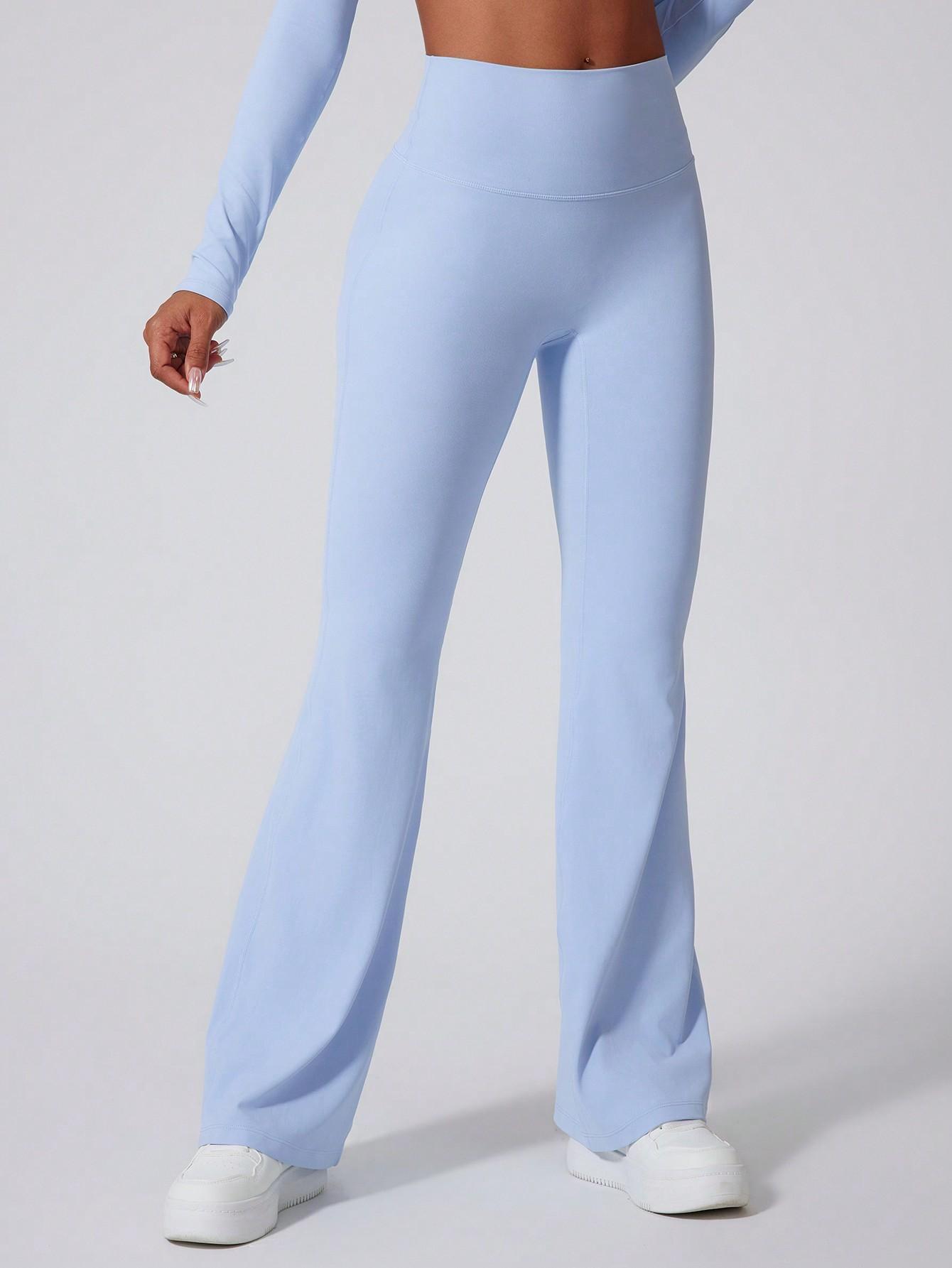 niebieskie legginsy