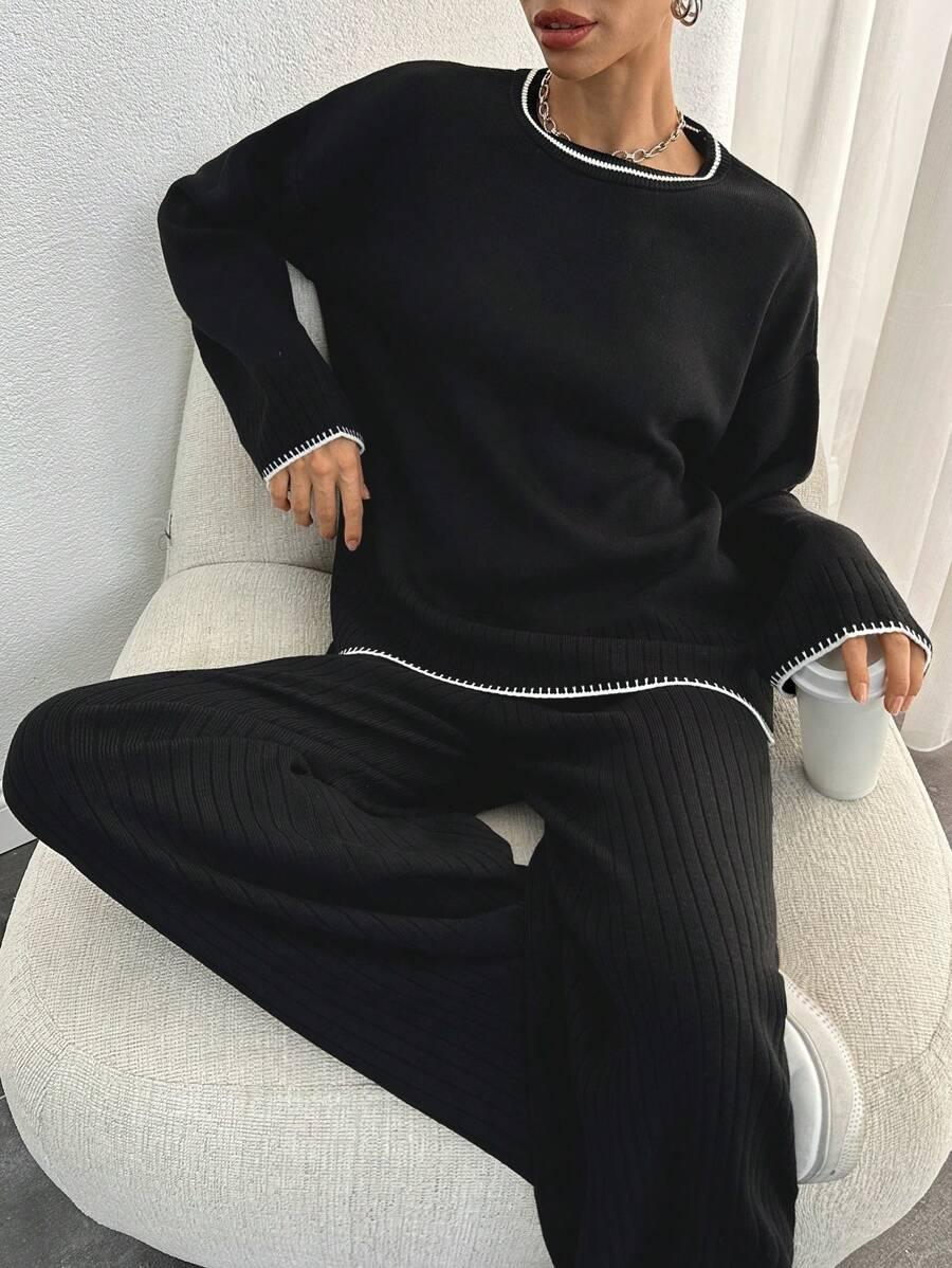spodnie sweter komplet