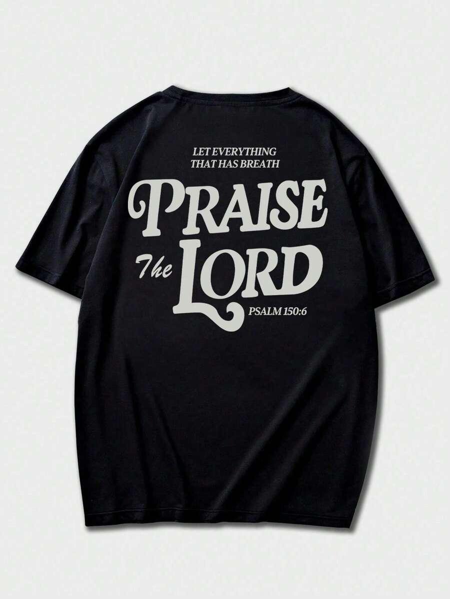 czarny t-shirt print