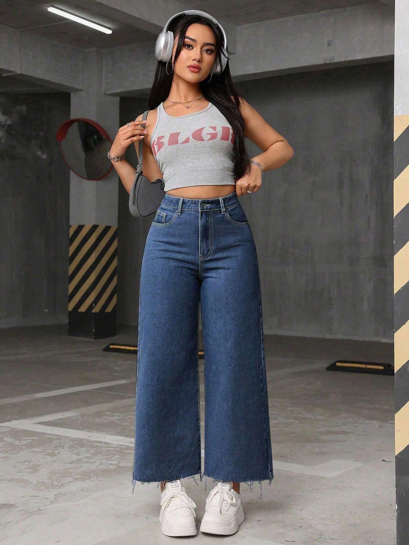 NIEBIESKIE SPODNIE JEANS 