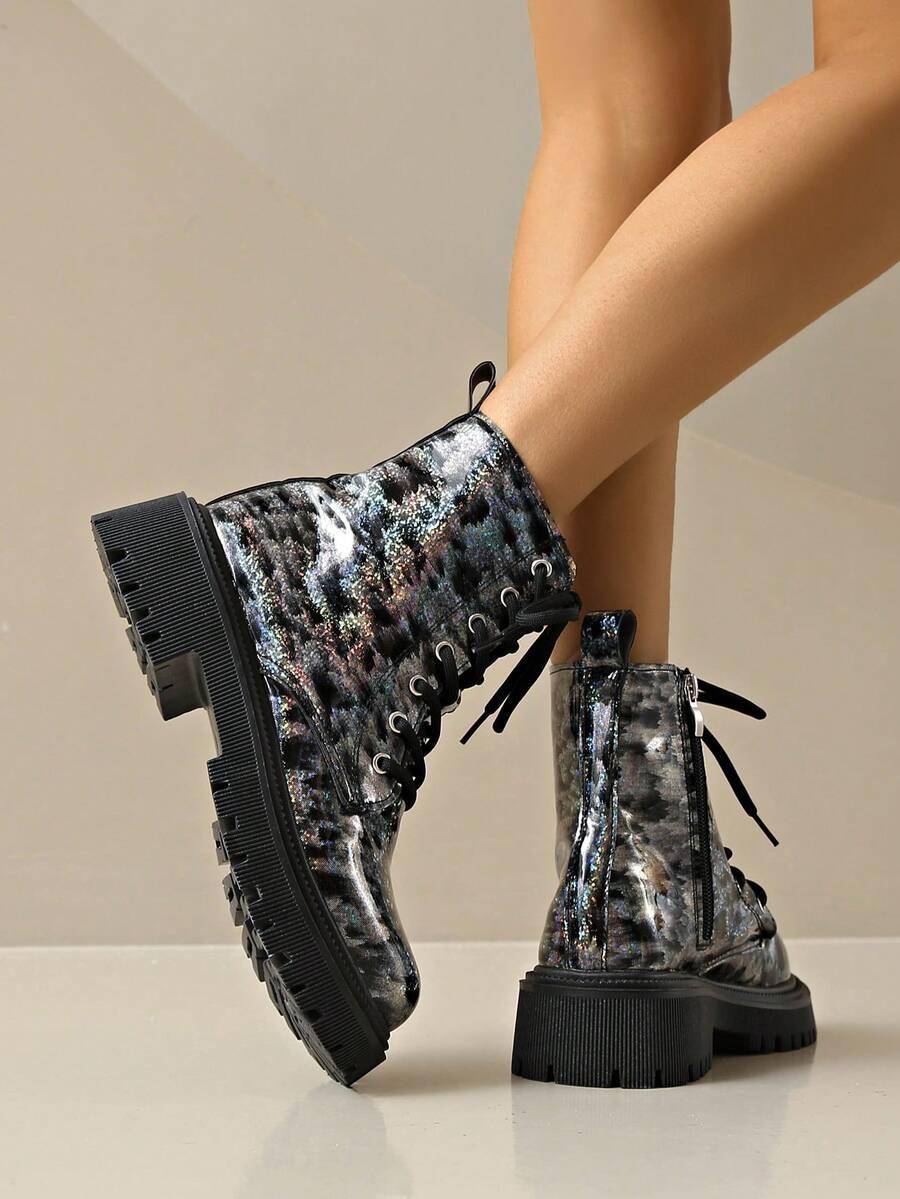 botki animal print