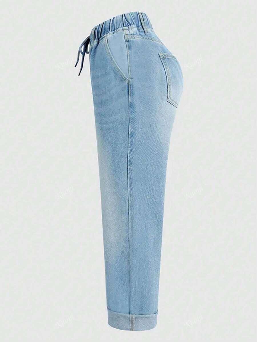 NIEBIESKIE SPODNIE JEANS