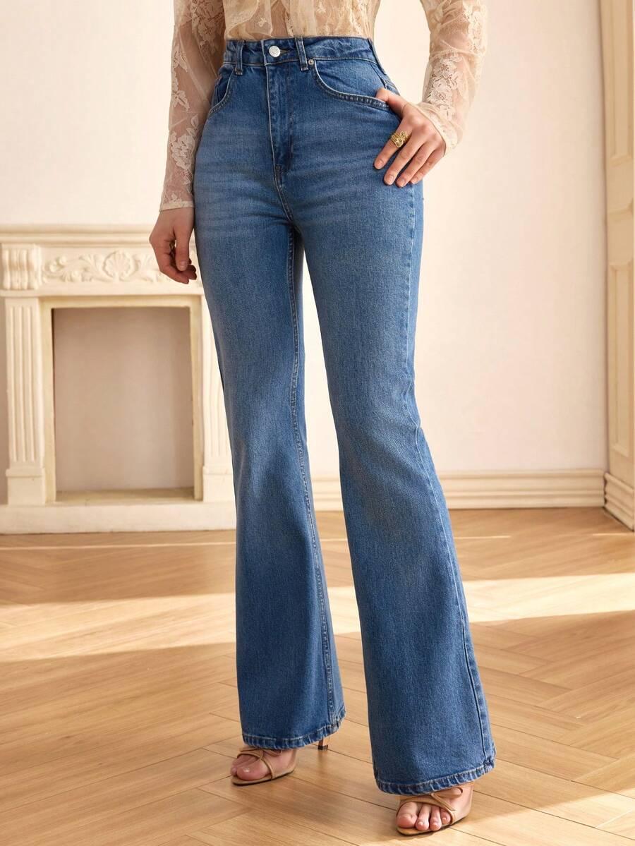 spodnie dzwony jeans