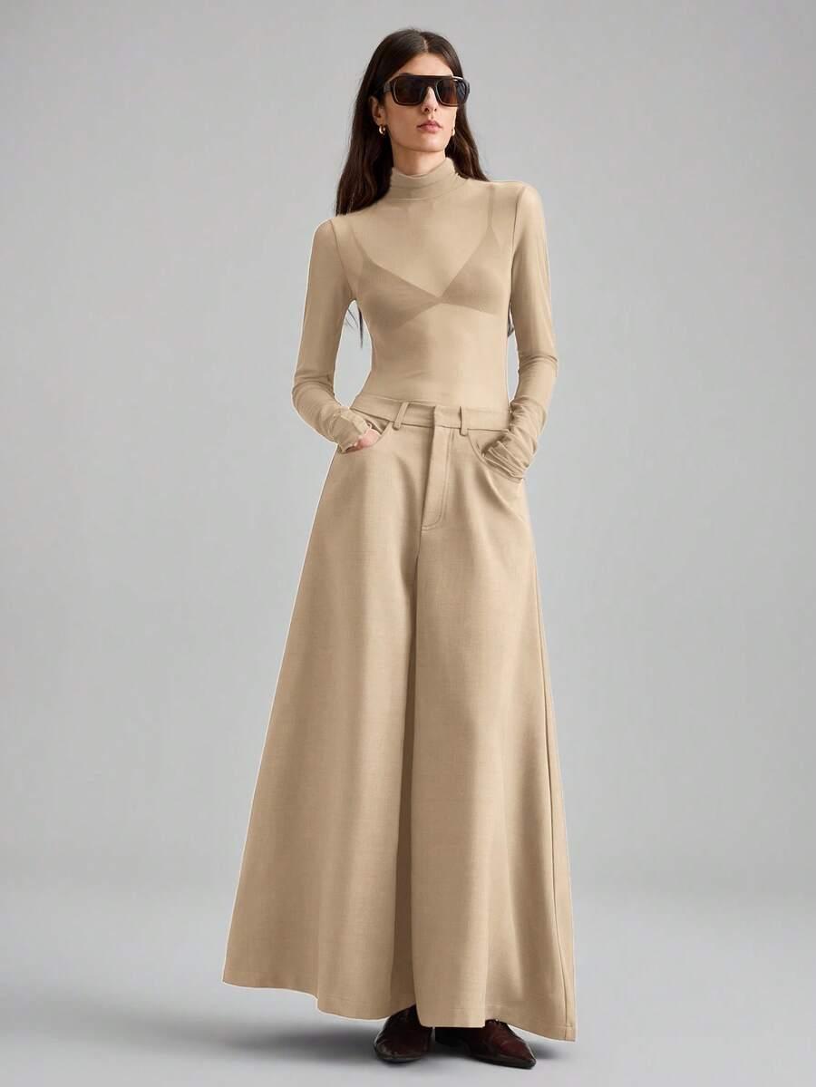 ROZKLOSZOWANA SPÓDNICA MAXI