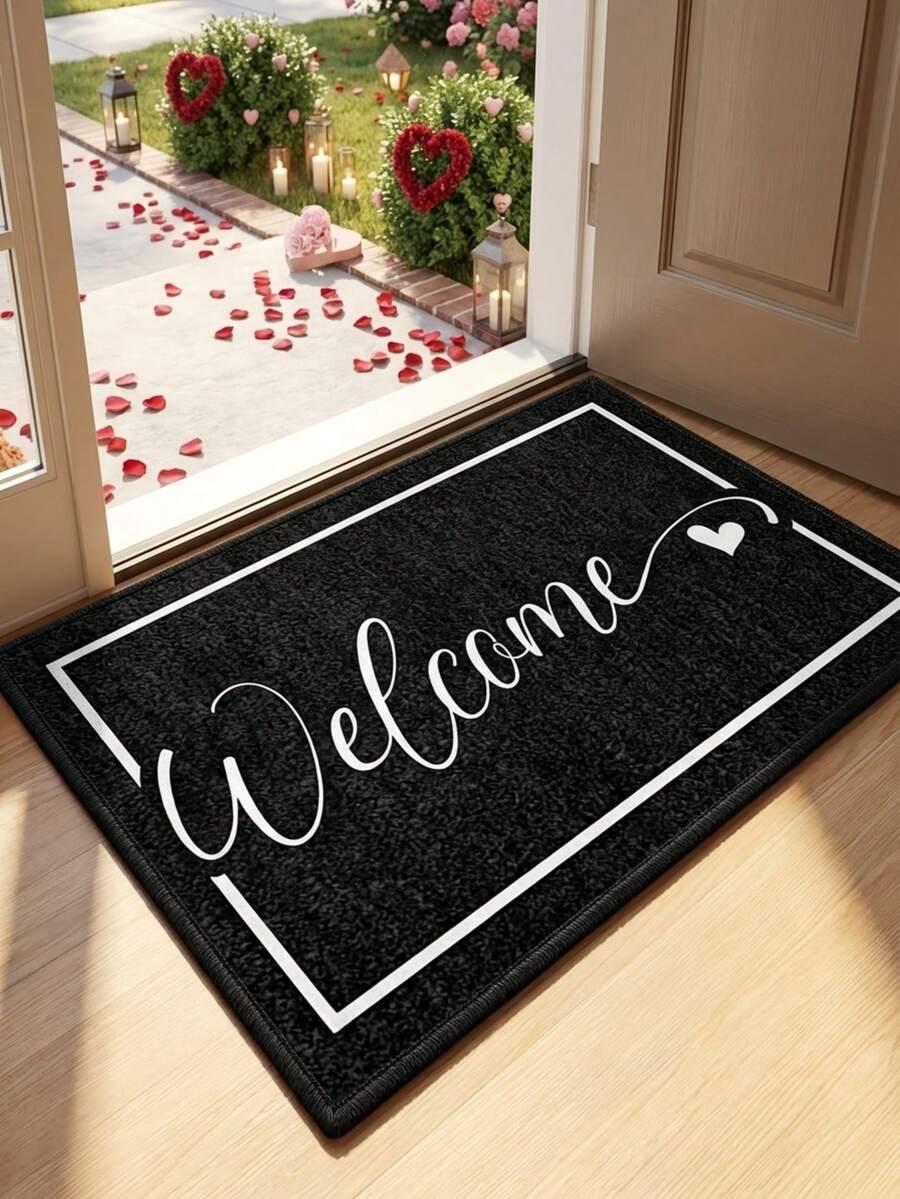 CZARNA WYCIERACZKA WELCOME
