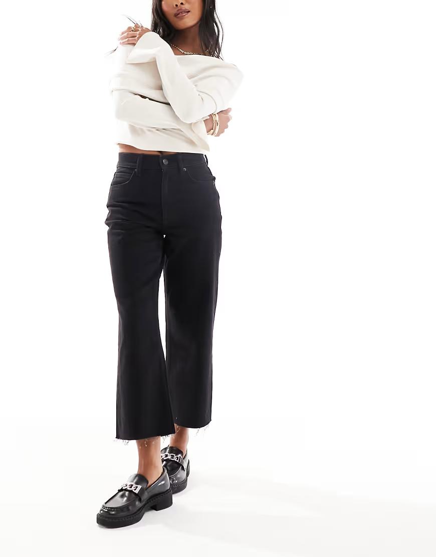 CZARNE SPODNIE JEANS 