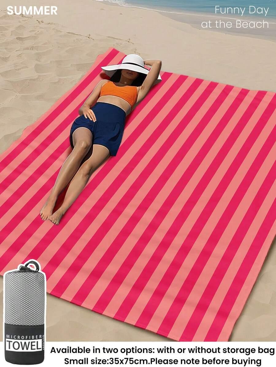 ręcznik plażowy wzór paski
