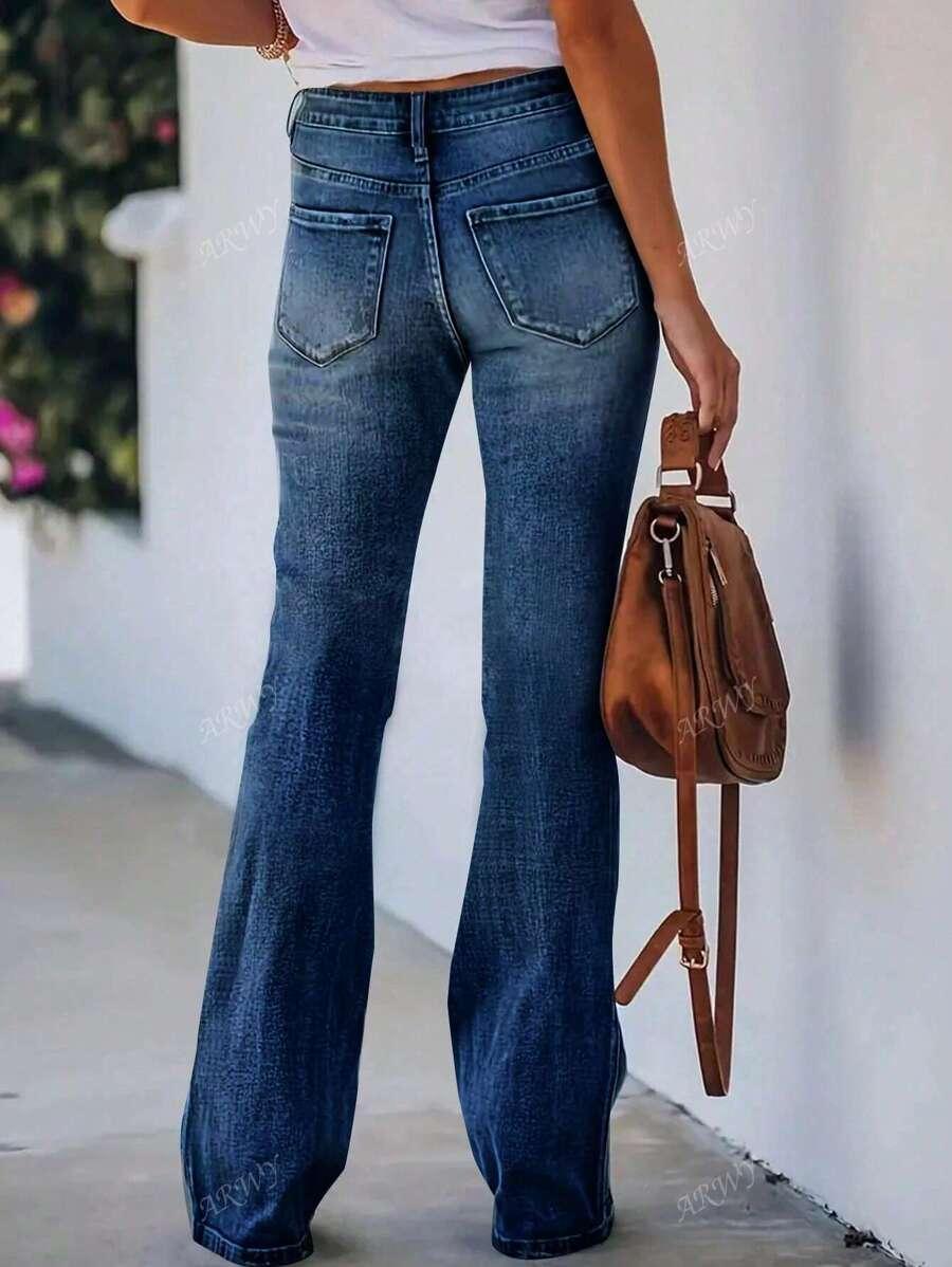 NIEBIESKIE SPODNIE JEANS