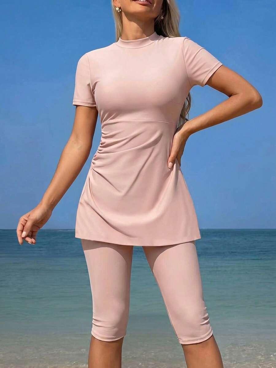 STRÓJ KĄPIELOWY bluzka legginsy komplet