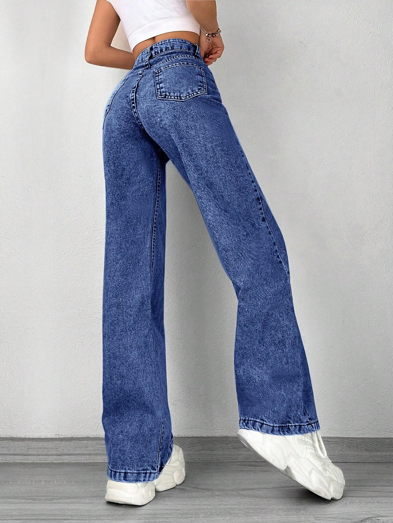 NIEBIESKIE SPODNIE JEANS
