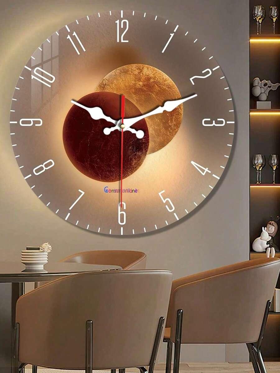 DREWNIANY ZEGAR ŚCIENNY
