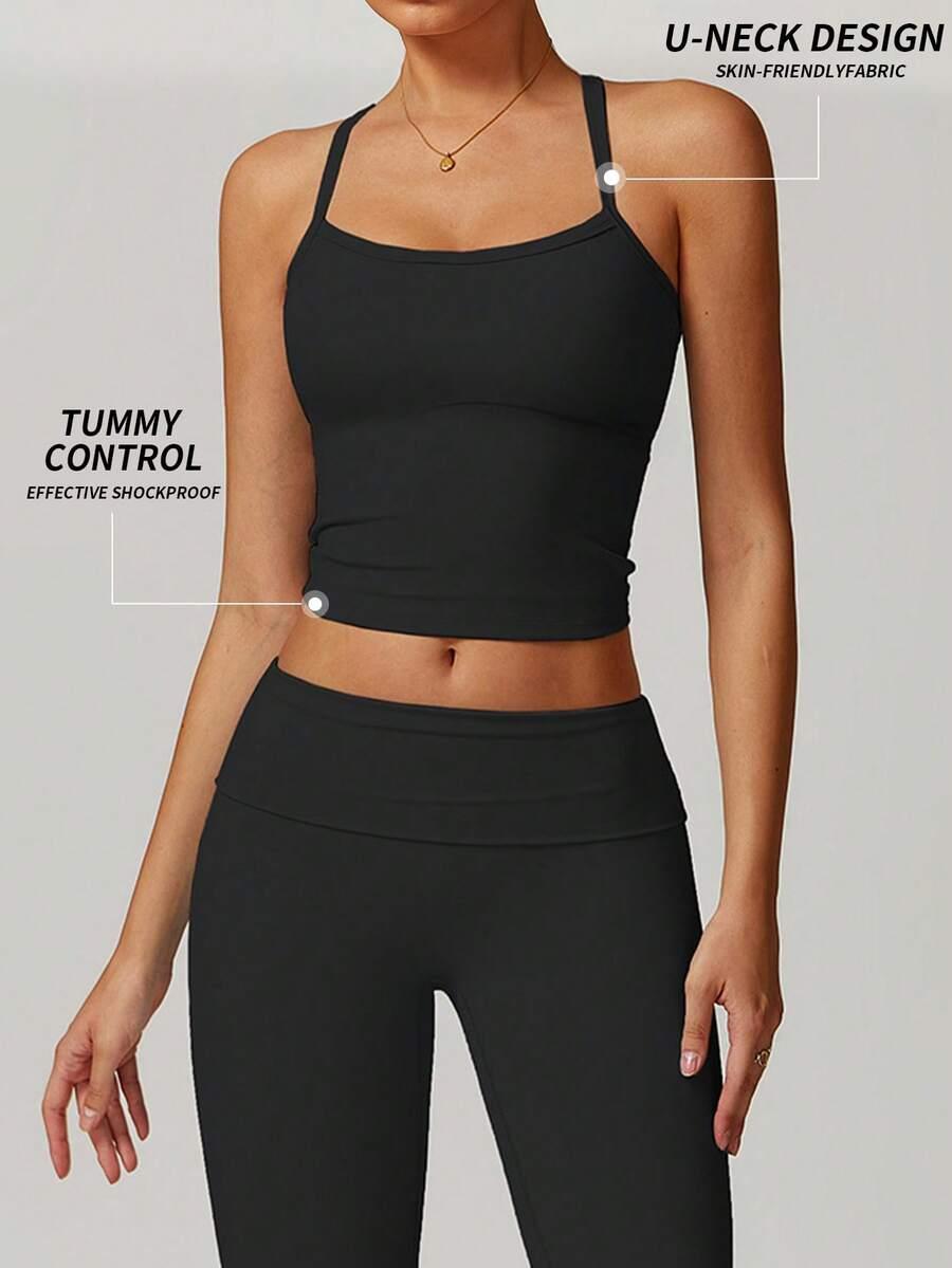 czarny top push-up