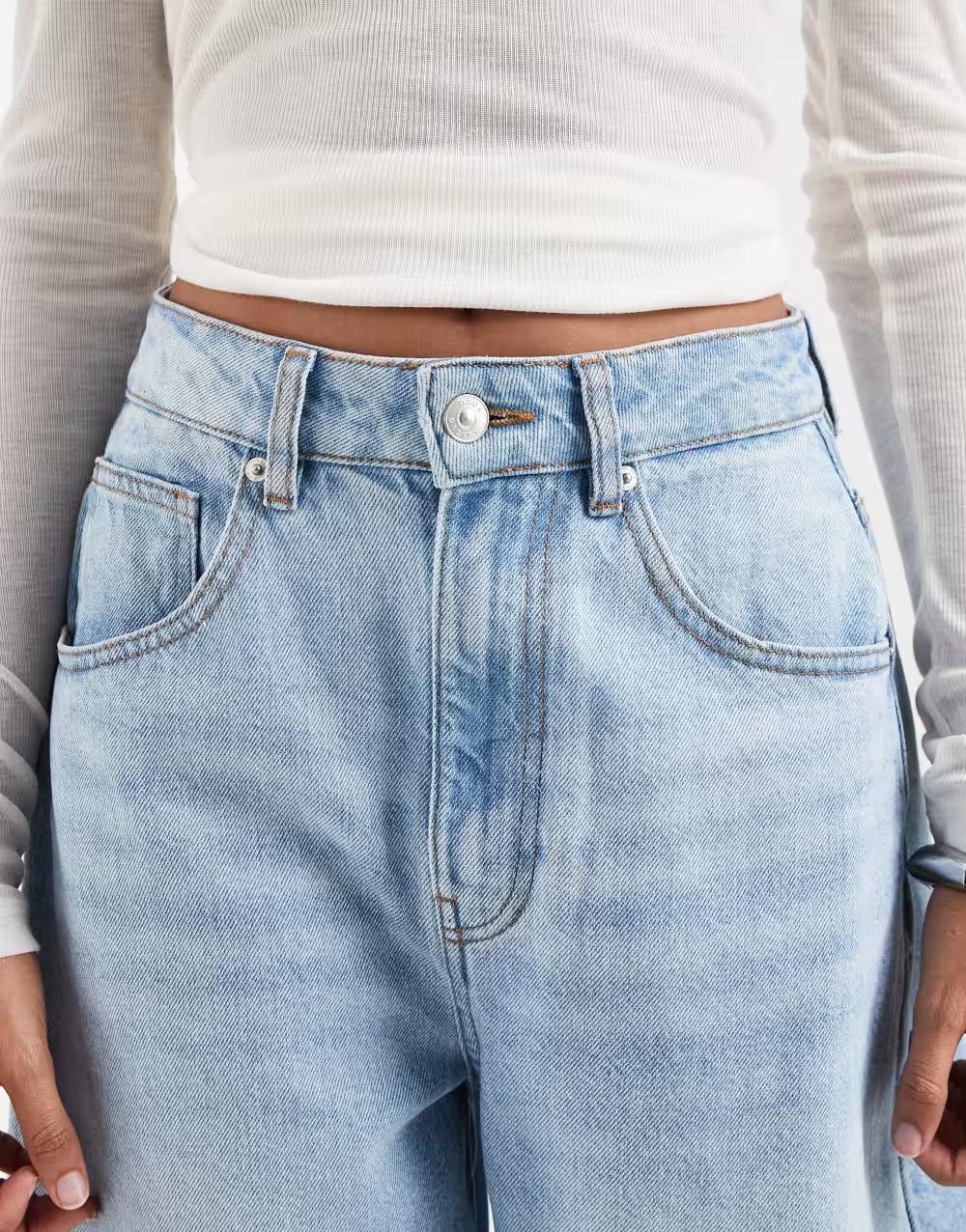 NIEBIESKIE SPODNIE JEANS