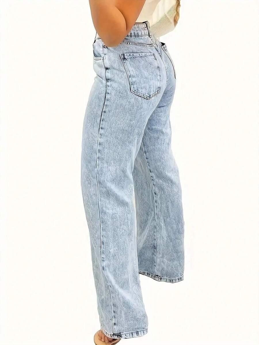 NIEBIESKIE SPODNIE JEANS