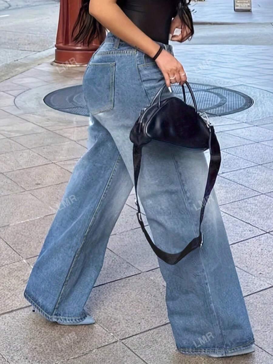 NIEBIESKIE SPODNIE JEANS