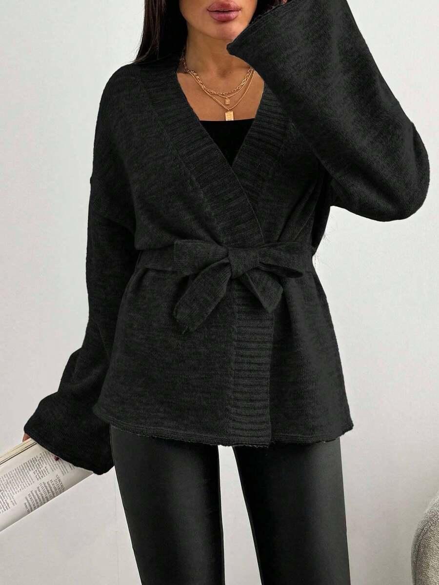 CZARNY SWETER CASUAL
