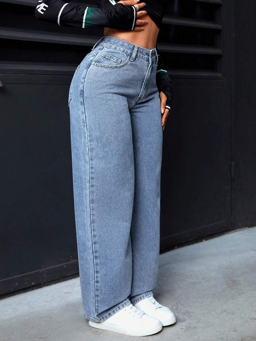 NIEBIESKIE SPODNIE JEANS 
