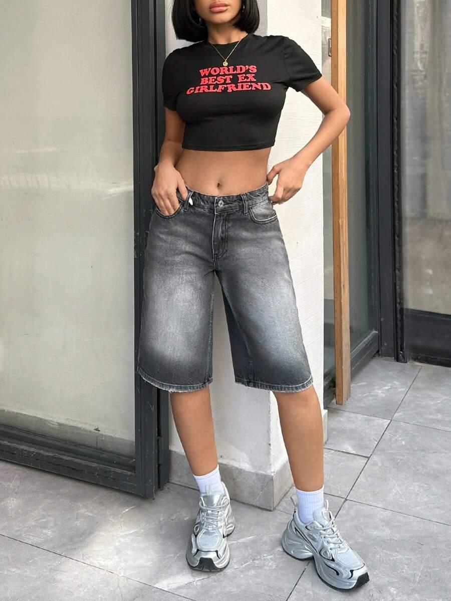 KRÓTKIE SPODENKI JEANS