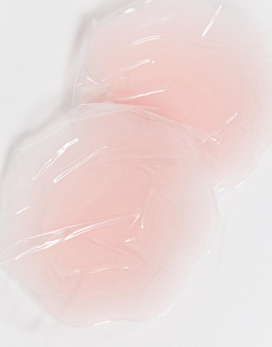 Różowe samoprzylepne osłonki na sutki z silikonu